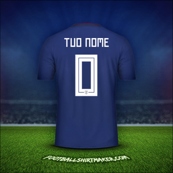Maglia Giappone 2018 -  tuo nome - 0