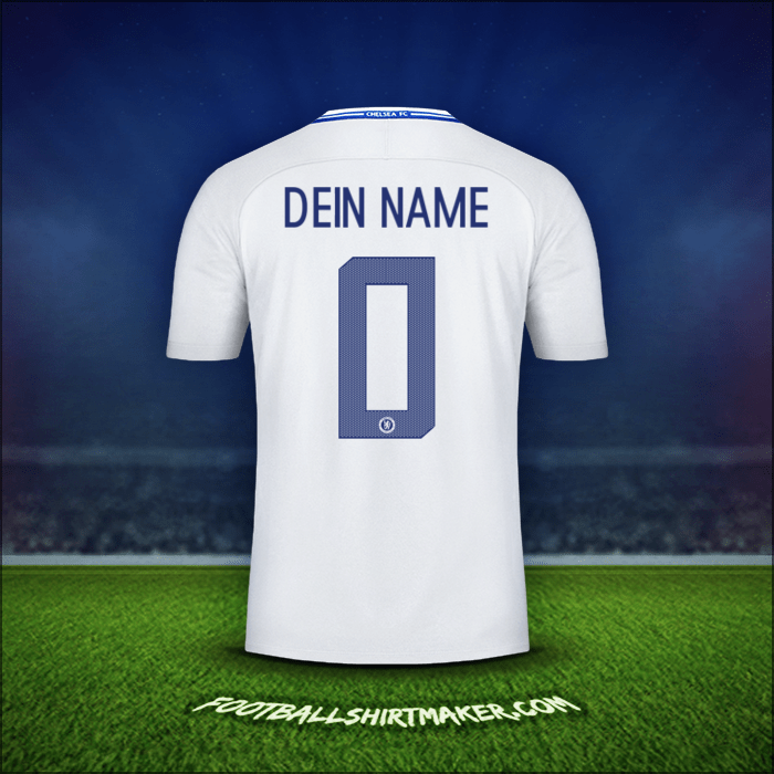 Trikot Chelsea Cup 2017/18 Auswärts -  dein name - 0