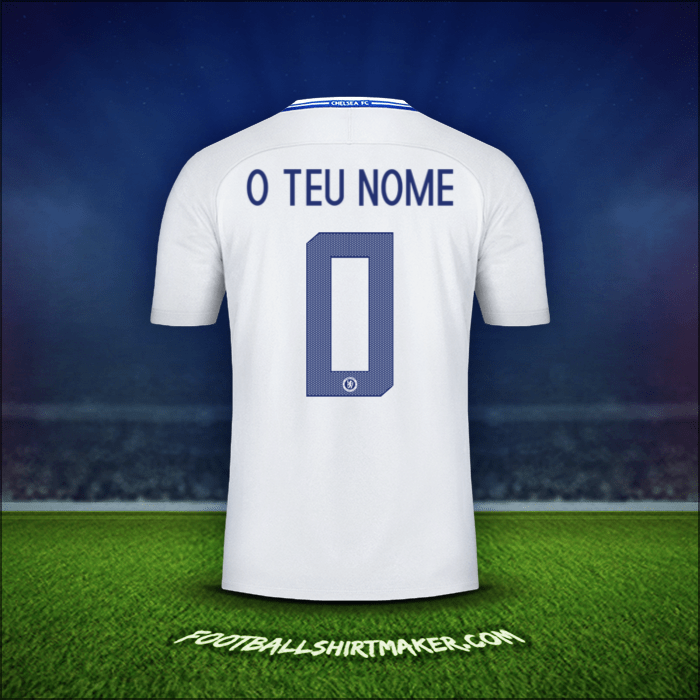Camisola Chelsea Cup 2017/18 Alternativa -  o teu nome - 0