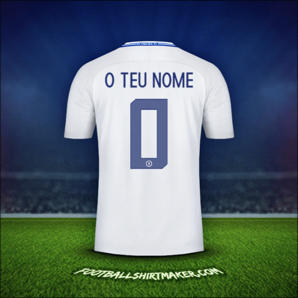 Camisola Chelsea Cup 2017/18 Alternativa -  o teu nome - 0
