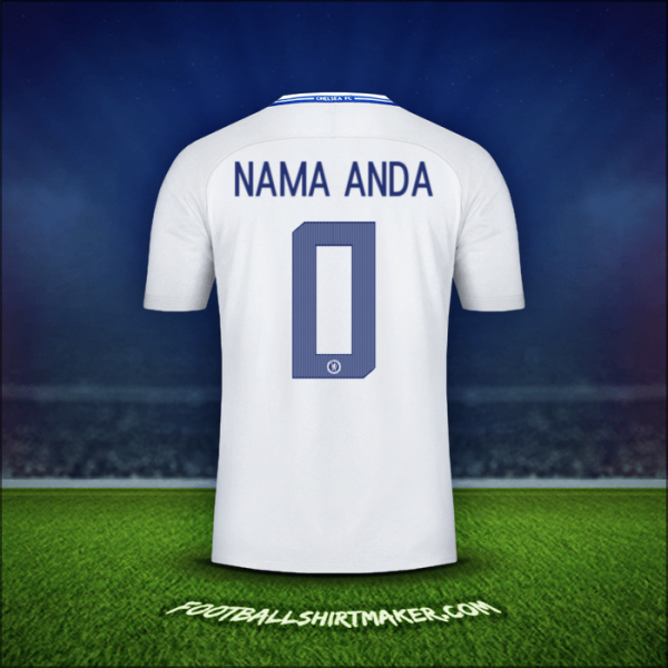 Jersey Chelsea Cup 2017/18 Alternatif -  nama anda - 0