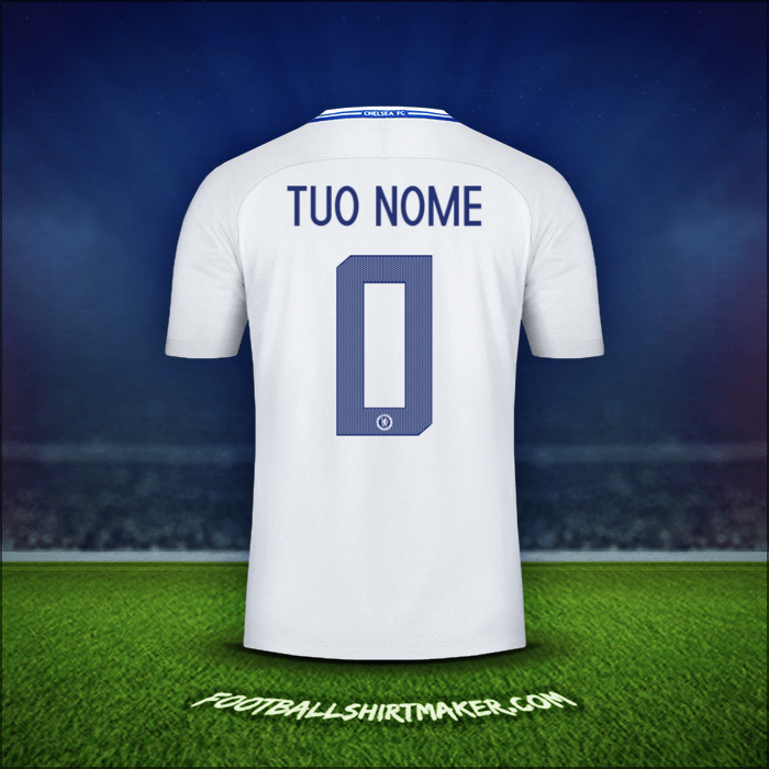 Maglia Chelsea Cup 2017/18 Seconda -  tuo nome - 0