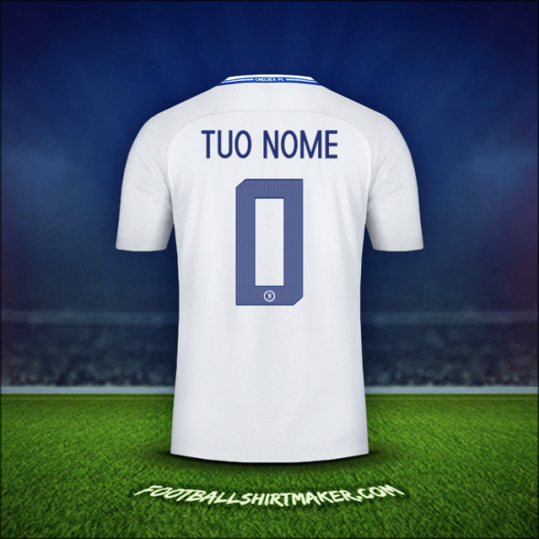 Maglia Chelsea Cup 2017/18 Seconda -  tuo nome - 0