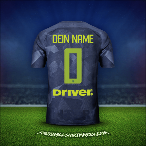 Trikot Inter 2017/18 Dritte -  dein name - 0