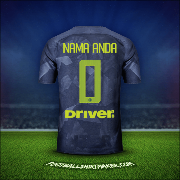 Jersey Inter 2017/18 Ketiga -  nama anda - 0