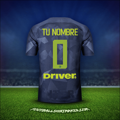 Camiseta Inter 2017/18 Tercera -  tu nombre - 0