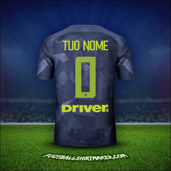 Maglia Inter 2017/18 Terza -  tuo nome - 0