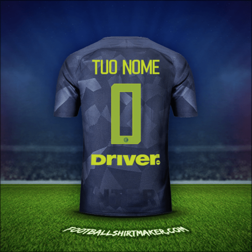 Maglia Inter 2017/18 Terza -  tuo nome - 0