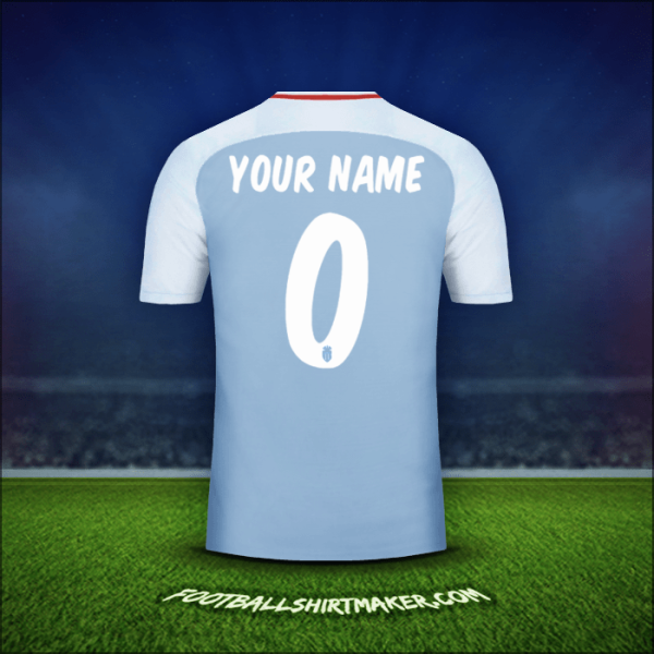 Shirt As Monaco Cup 2017/18 Away -  your name - 0