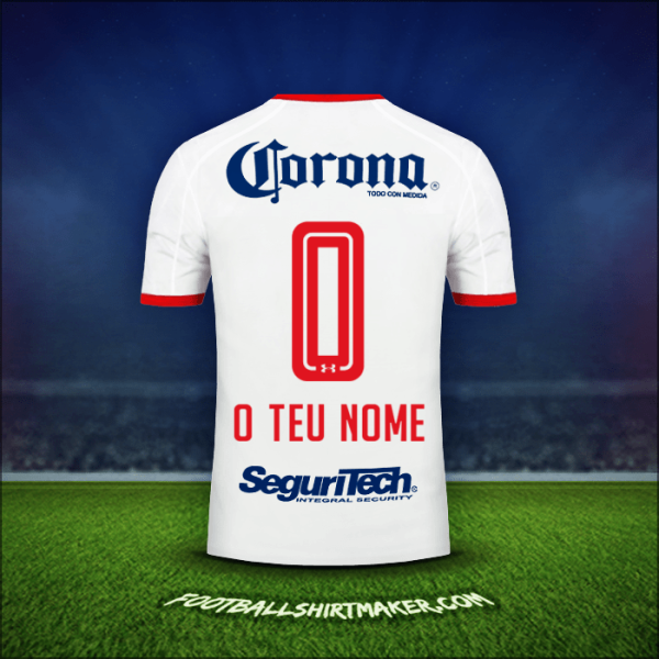 Camisola Toluca FC 2017/18 Alternativa -  o teu nome - 0