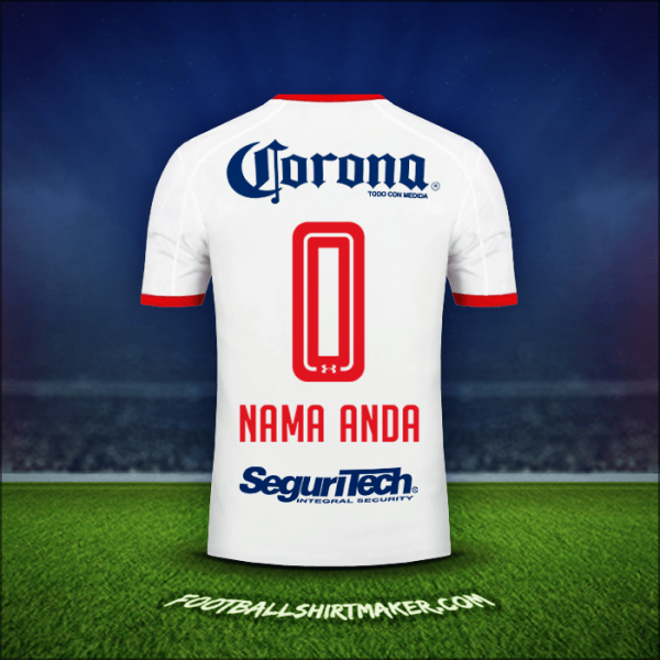 Jersey Toluca FC 2017/18 Alternatif -  nama anda - 0