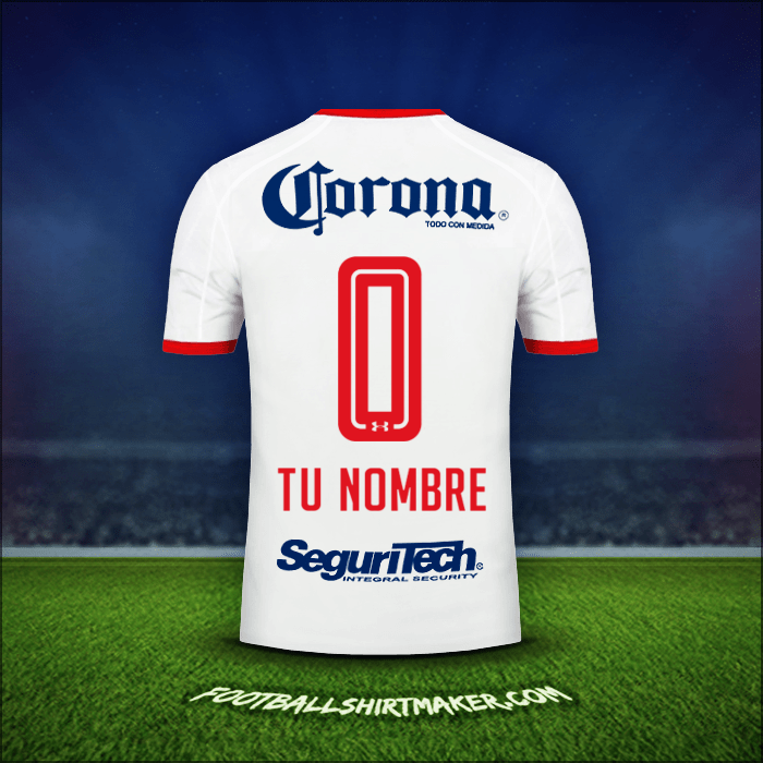 Camiseta Toluca FC 2017/18 Visita -  tu nombre - 0