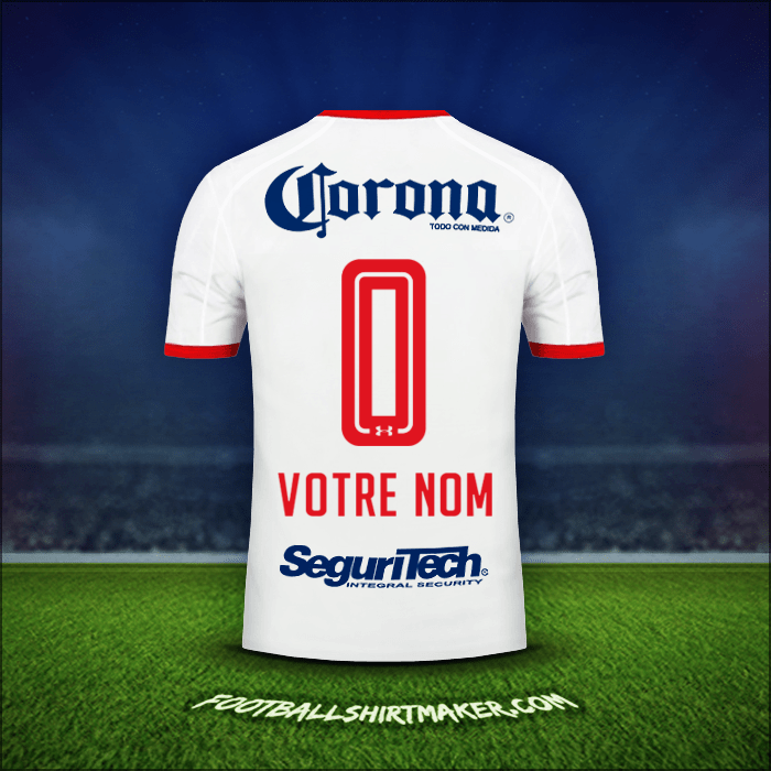 Maillot Toluca FC 2017/18 Extérieur -  votre nom - 0
