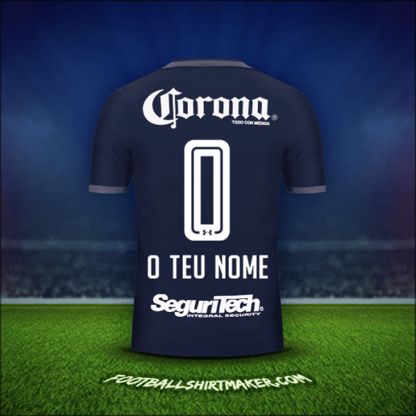 Camisola Toluca FC 2017/18 Terceira -  o teu nome - 0