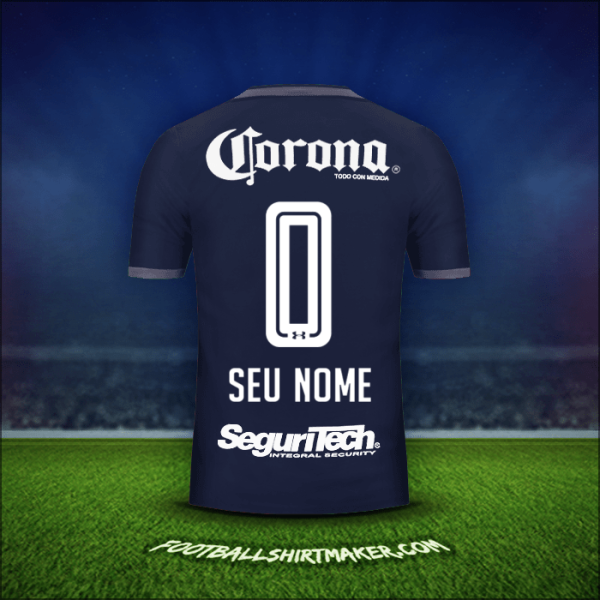 Camisa Toluca FC 2017/18 Terceira -  seu nome - 0
