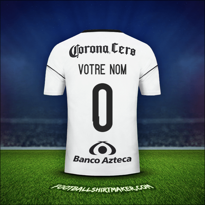 Maillot Atlas 2017/18 Extérieur -  votre nom - 0