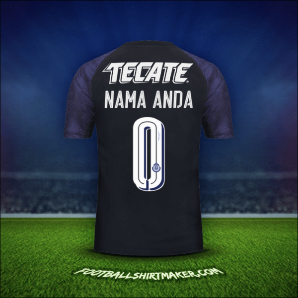 Jersey Guadalajara 2017/18 Alternatif -  nama anda - 0