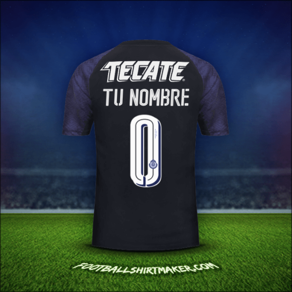 Jersey Guadalajara 2017/18 Visita -  tu nombre - 0