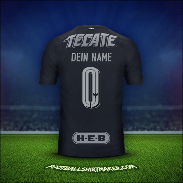 Trikot Monterrey 2017/18 Auswärts -  dein name - 0