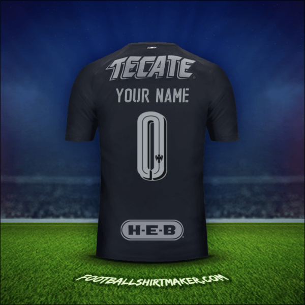 Shirt Monterrey 2017/18 Away -  your name - 0