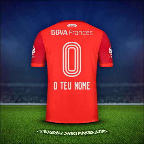 Camisola River Plate 2017/18 Alternativa -  o teu nome - 0