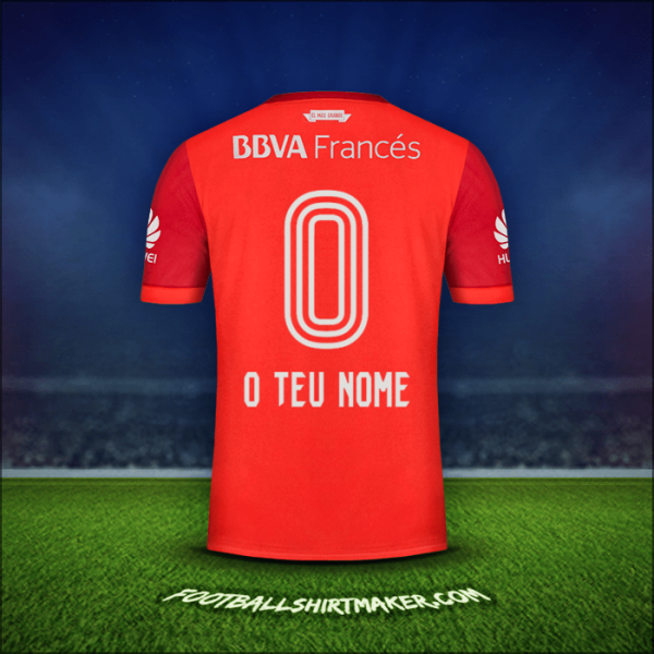 Camisola River Plate 2017/18 Alternativa -  o teu nome - 0
