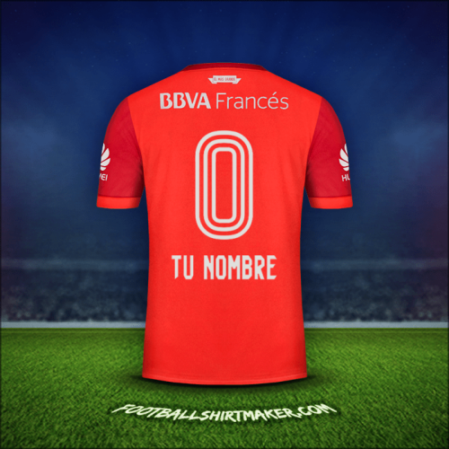 Camiseta River Plate 2017/18 Visita -  tu nombre - 0