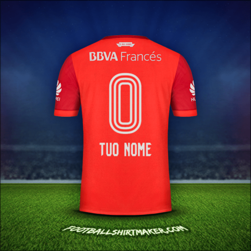 Maglia River Plate 2017/18 Seconda -  tuo nome - 0