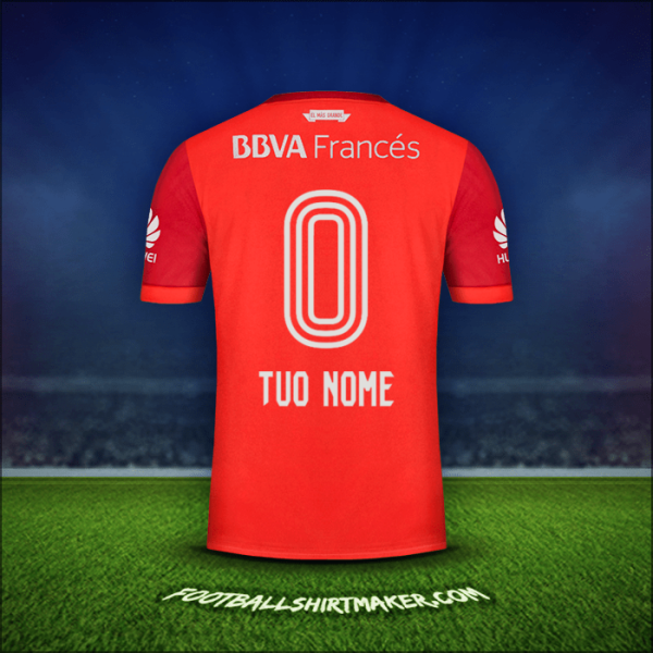 Maglia River Plate 2017/18 Seconda -  tuo nome - 0
