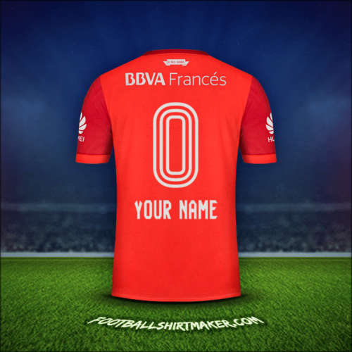 Shirt River Plate 2017/18 Away -  your name - 0