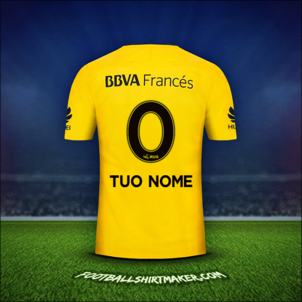 Maglia Boca Juniors 2017/18 Seconda -  tuo nome - 0