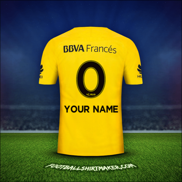 Shirt Boca Juniors 2017/18 Away -  your name - 0