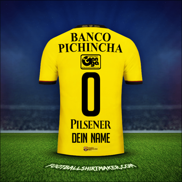 Trikot Barcelona SC 2015 -  dein name - 0