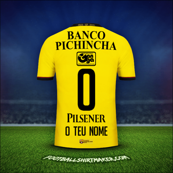 Camisola Barcelona SC 2015 -  o teu nome - 0
