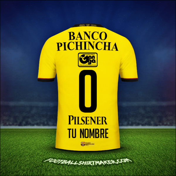 Camiseta Barcelona SC 2015 -  tu nombre - 0