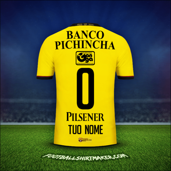 Maglia Barcelona SC 2015 -  tuo nome - 0