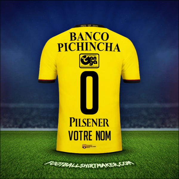 Maillot Barcelona SC 2015 -  votre nom - 0