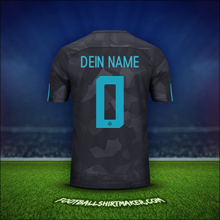 Trikot Chelsea Cup 2017/18 Dritte -  dein name - 0