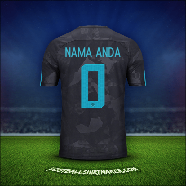 Jersey Chelsea Cup 2017/18 Ketiga -  nama anda - 0