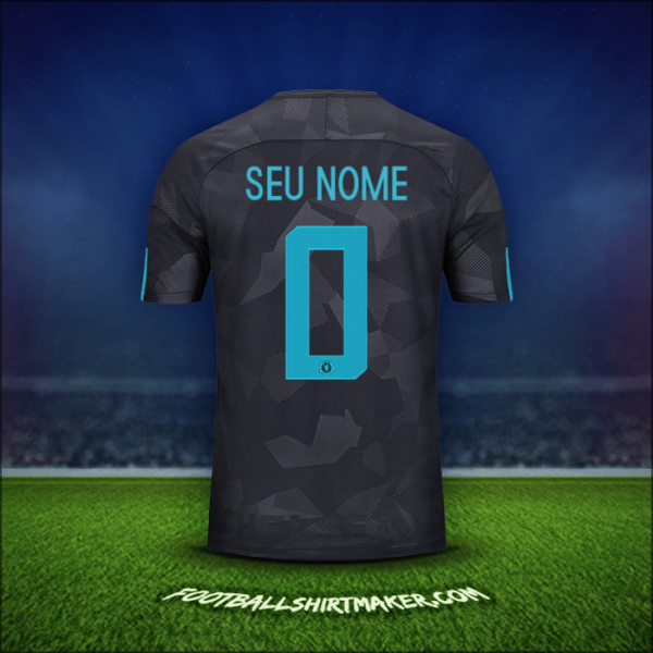 Camisa Chelsea Cup 2017/18 Terceira -  seu nome - 0
