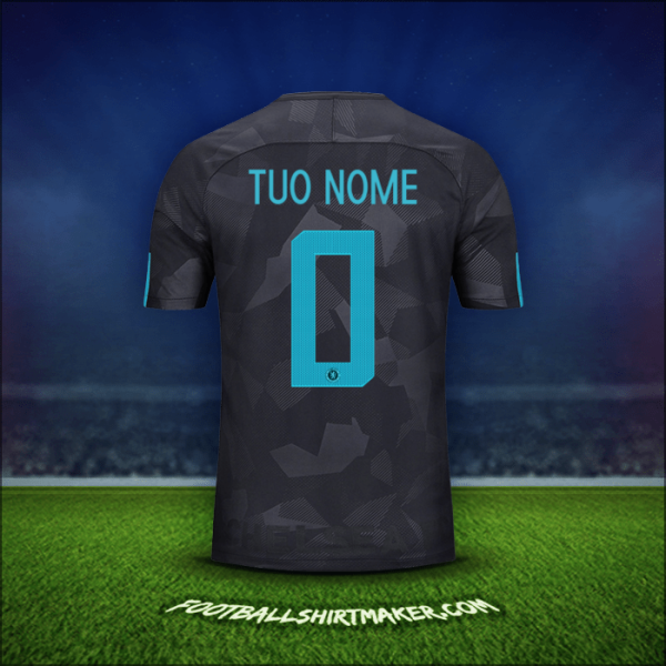 Maglia Chelsea Cup 2017/18 Terza -  tuo nome - 0