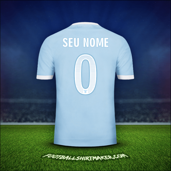 Camisa SS Lazio 2017/18 -  seu nome - 0