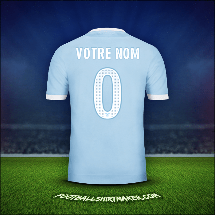 Maillot SS Lazio 2017/18 -  votre nom - 0