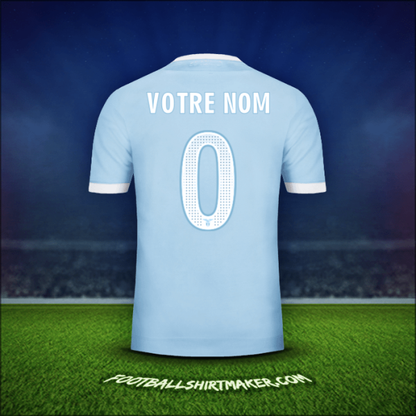 Maillot SS Lazio 2017/18 -  votre nom - 0