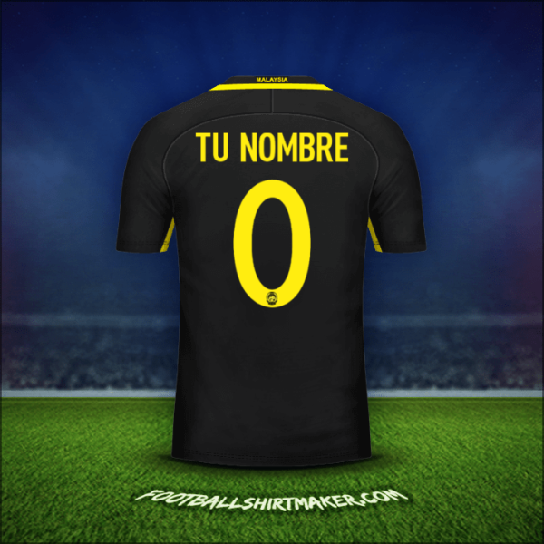 Camiseta Malasia 2016/17 -  tu nombre - 0