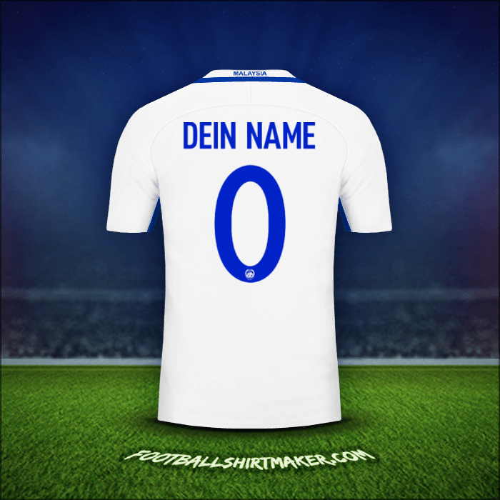 Trikot Malaysia 2016/17 Auswärts -  dein name - 0