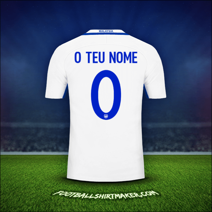 Camisola Malásia 2016/17 Alternativa -  o teu nome - 0