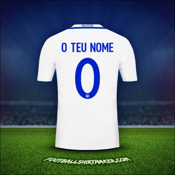 Camisola Malásia 2016/17 Alternativa -  o teu nome - 0