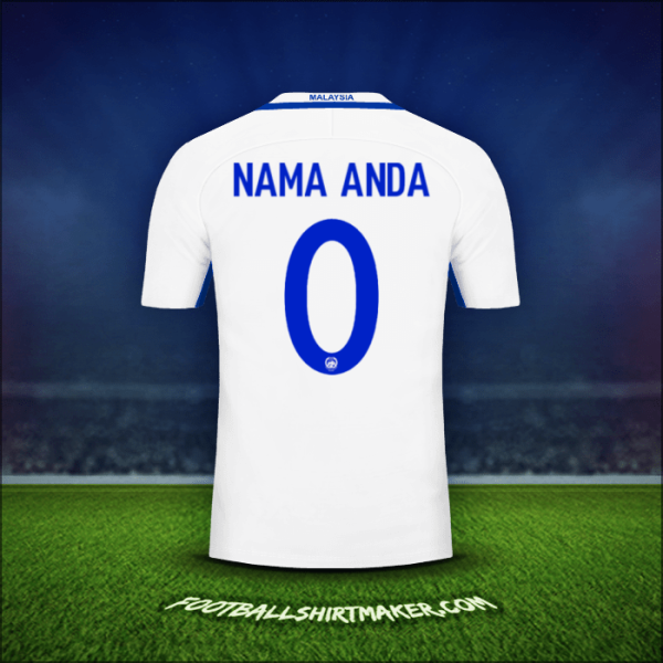 Jersey Malaysia 2016/17 Alternatif -  nama anda - 0
