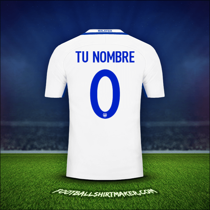 Jersey Malasia 2016/17 Visita -  tu nombre - 0